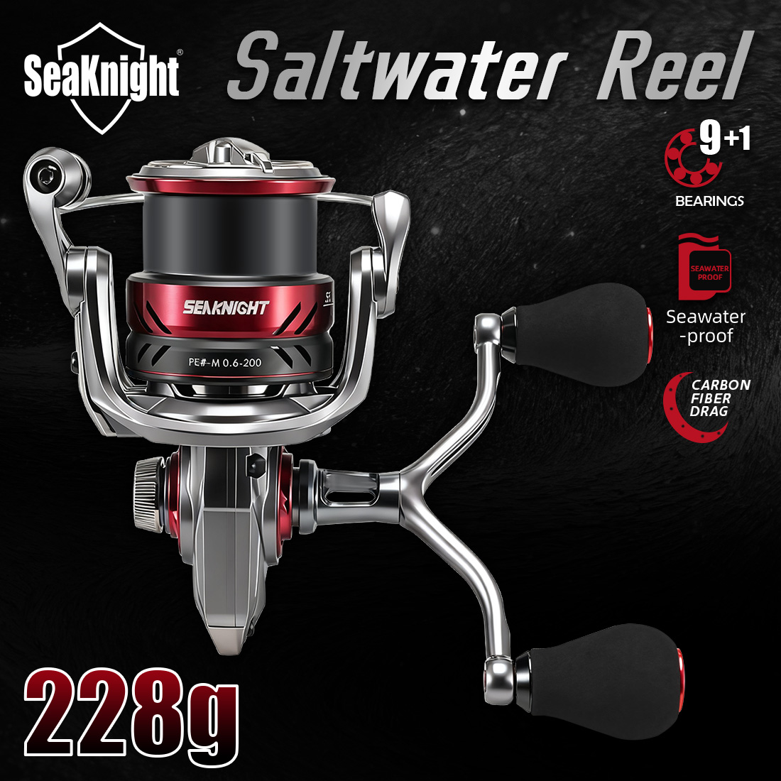 Daiwa Reel Bg - Moulinet de pêche spinning SeaKnight SLARDAR
